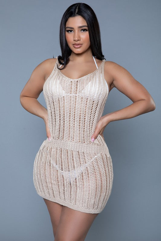 Josephine Crochet Mini Dress